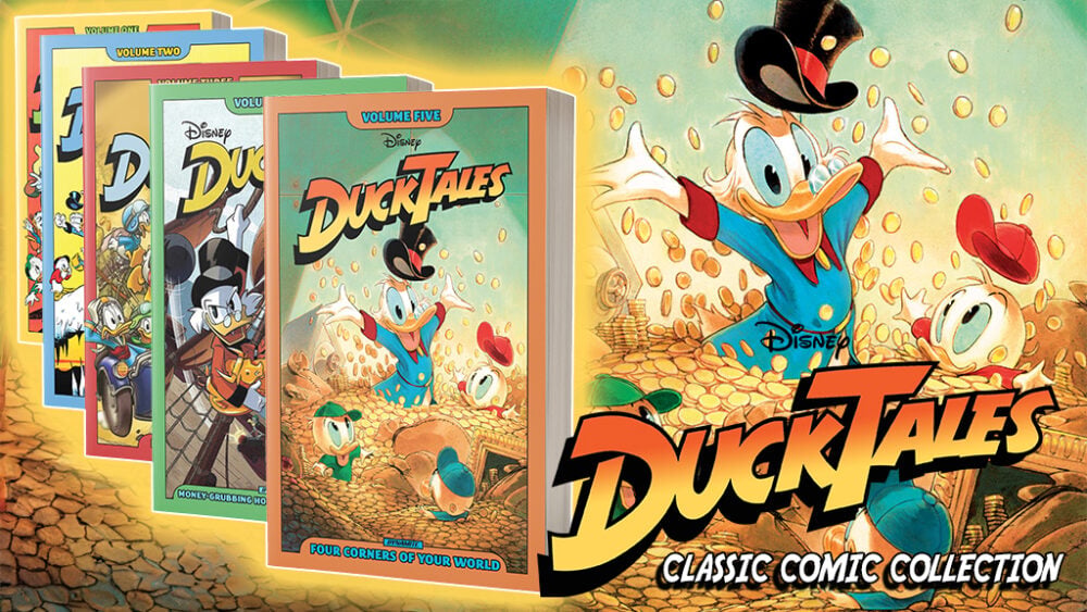 Promo image for Dynamite's DuckTales reprint Kickstarter
