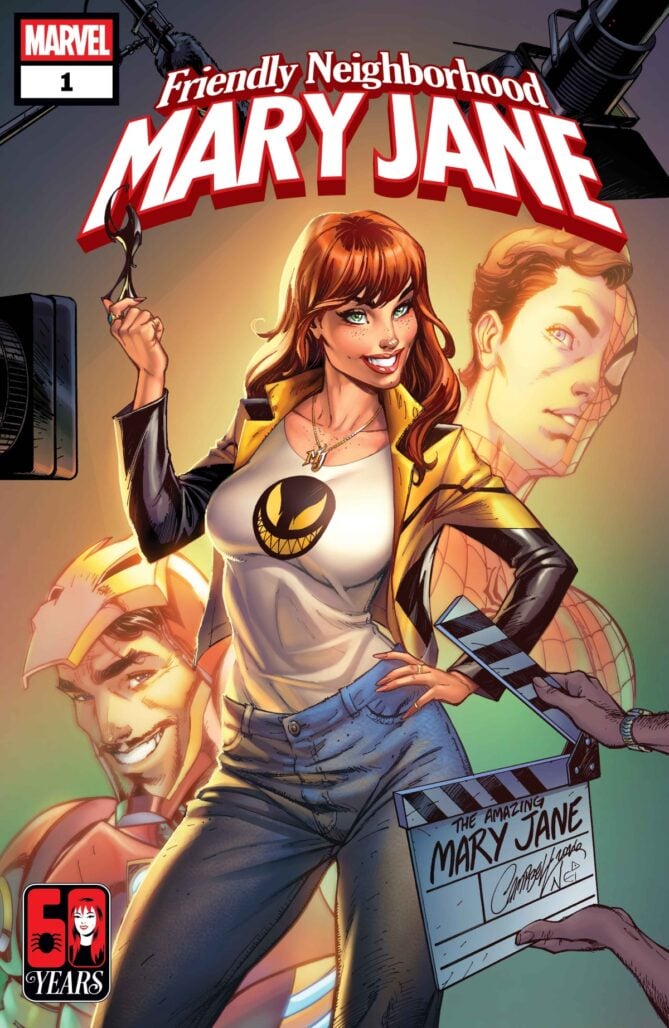 Friendly Neighborhood Mary Jane #1 main cover by J. Scott Campbell