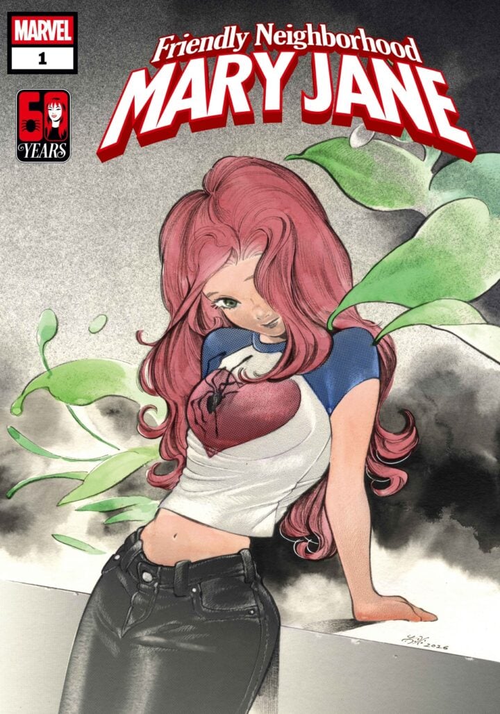 Friendly Neighborhood Mary Jane #1 variant cover by Peach Momoko