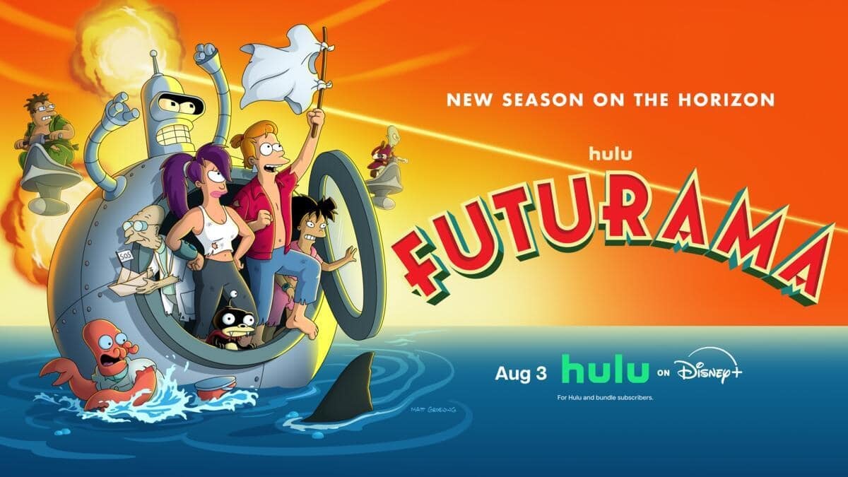 Futurama Season 14 key art.