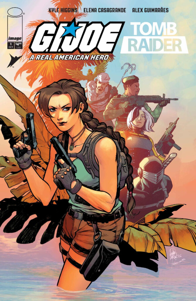 G.I. JOE A Real American Hero Tomb Raider #1 Cover A by Elena Casagrande & Alex Guimarães