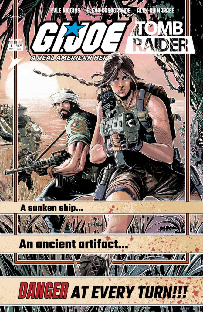 G.I. JOE A Real American Hero Tomb Raider #1 Cover D (1 in 25 incentive) by Chris Mooneyham