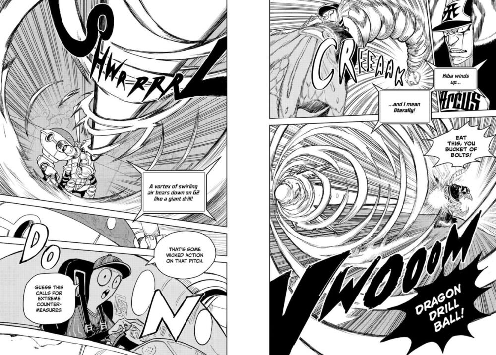 Shonen-style baseball action in Galaxic Baseball League by Acky Bright