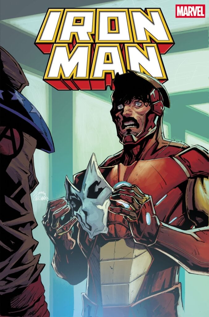 Iron Man #10 cover art by Ryan Stegman