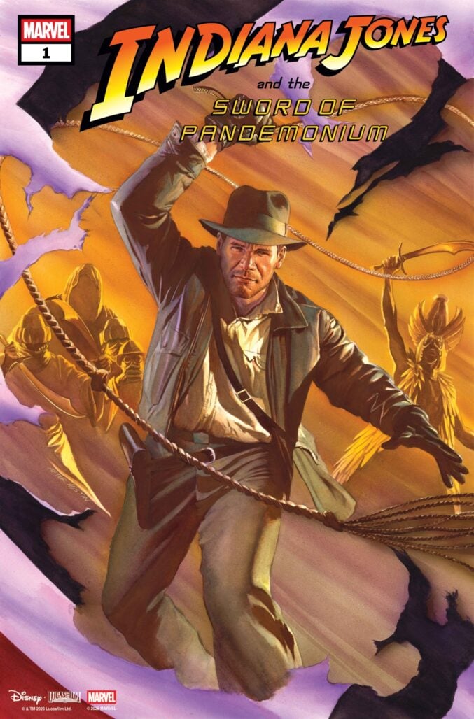 Indiana Jones and the Sword of Pandemonium #1 Cover F by Alex Ross
