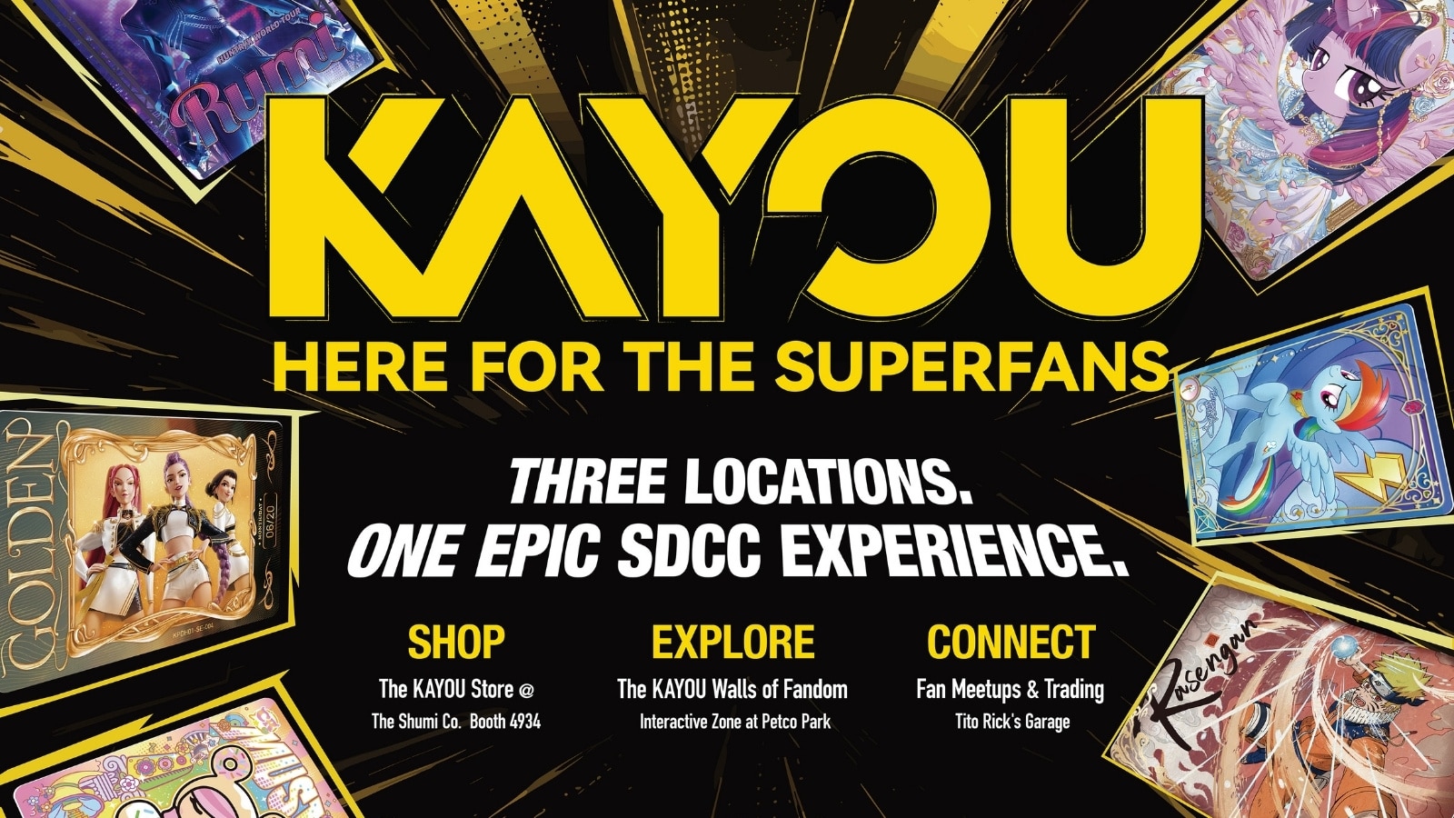 SDCC '26: Trading card company KAYOU announces convention debut
