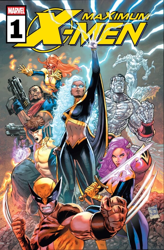 Maximum X-Men #1 cover art by Tony S. Daniel