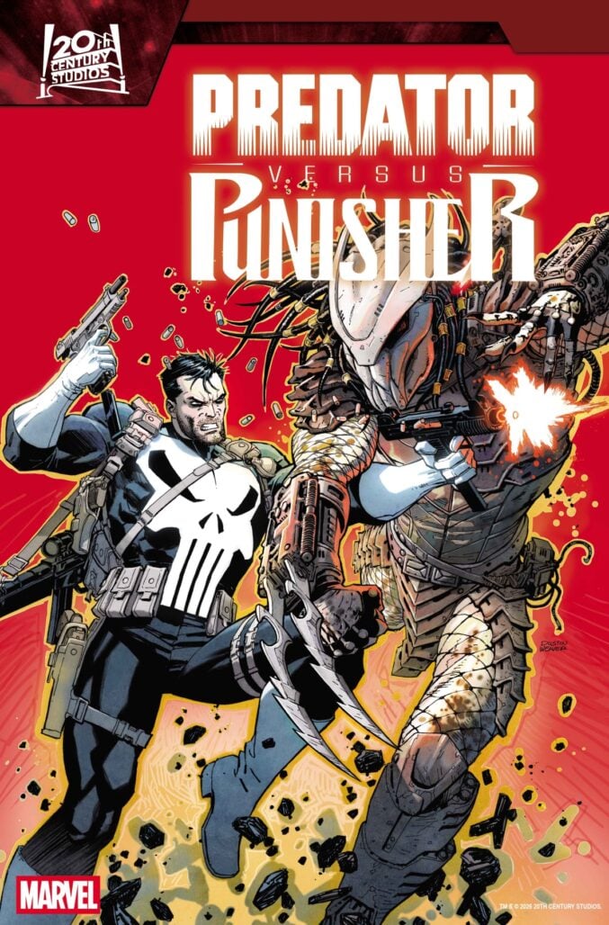 Predator Vs. Punisher #1 promotional art by Dustin Weaver