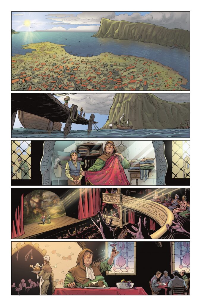 Pathfinder Vampirella Blade of Darkness #1 preview page 1