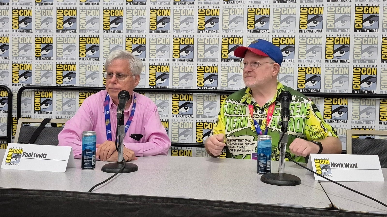 Paul Levitz and Mark Waid at San Diego Comic-Con 2026