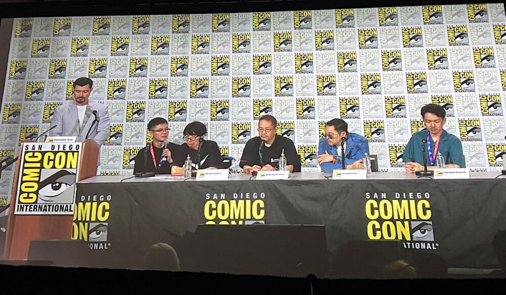 Panelists at SDCC Gundam Showcase