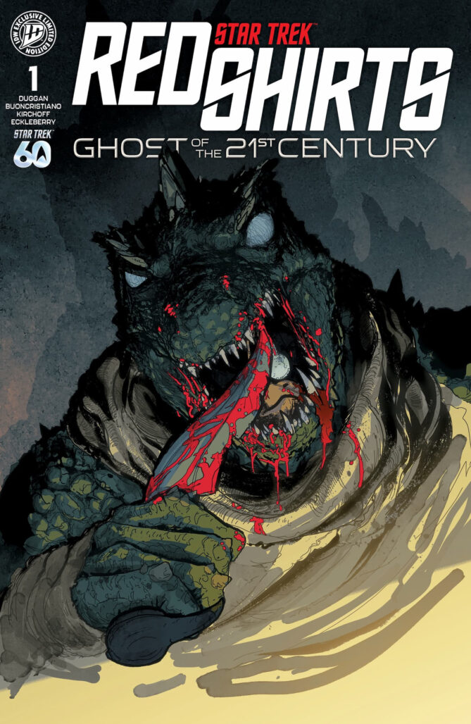 Star Trek: Red Shirts - Ghost of the 21st Century #1 variant by Tristan Jones and Charlie Kirchoff