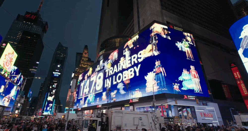 Pokémon Go lit up New York from Times Square to Bryant Park