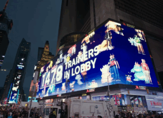 Pokémon Go Mega Mewtwo lit up New York from Times Square to Bryant Park