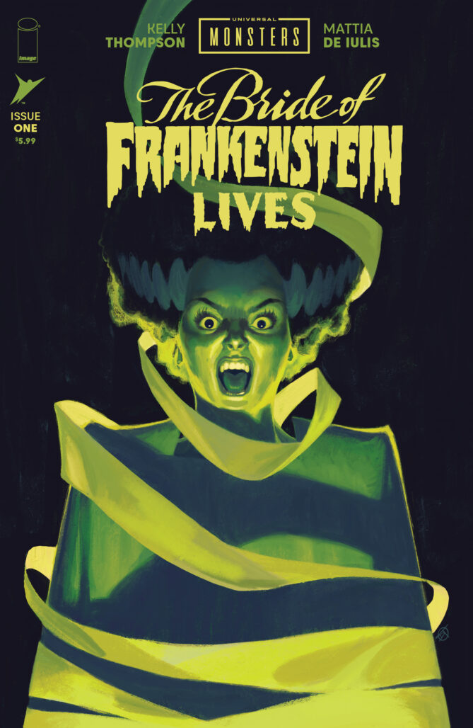 Universal Monsters: The Bride of Frankenstein Lives #1 Cover H (1:100, FOIL Incentive) by David Talaski (SRP: $5.99)