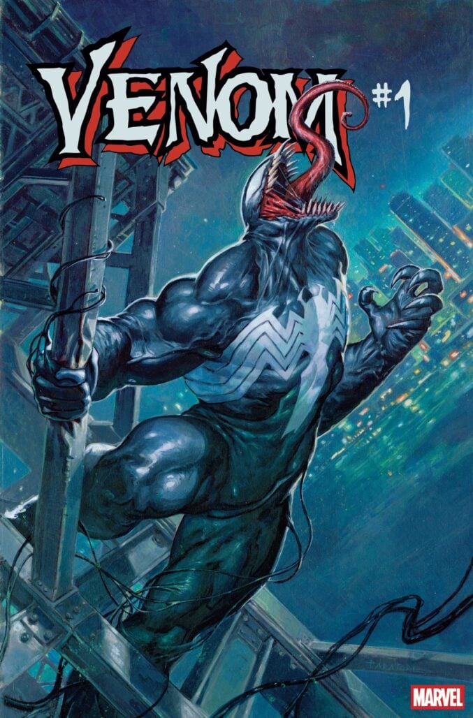 Venom (2026) #1 main cover by Davide Paratore