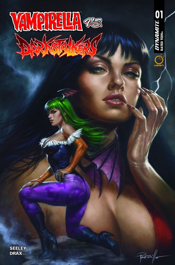 Vampirella vs Darkstalkers #1 cover B by Lucio Parrillo