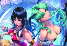 VAMPIRELLA to star in DARKSTALKERS and PATHFINDER crossovers Vampirella vs Darkstalkers #1 featured