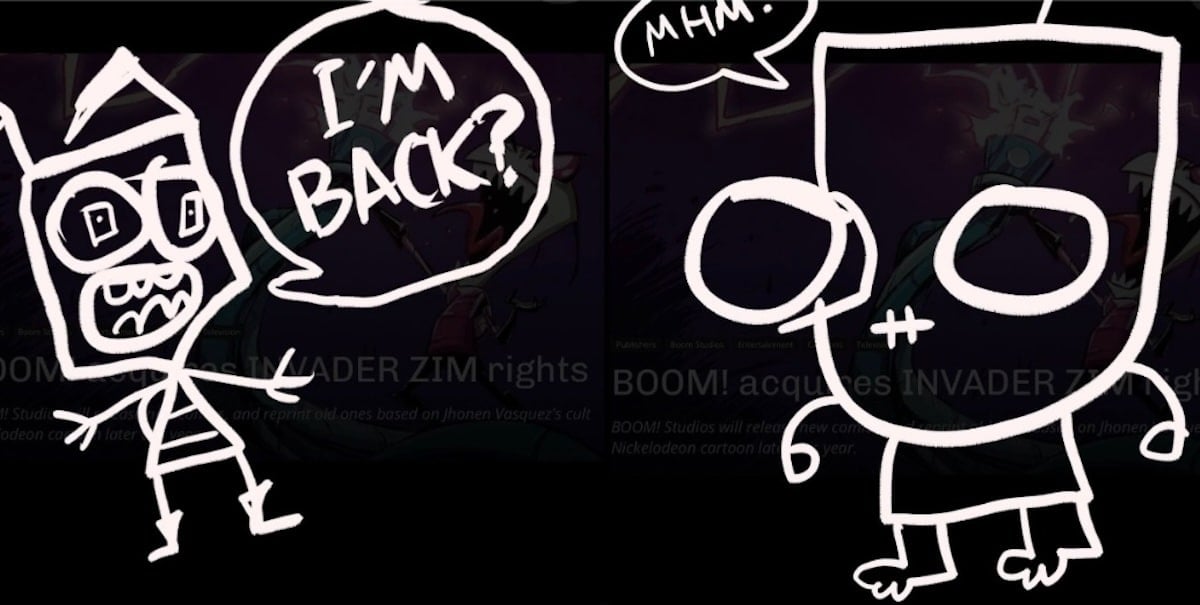 INVADER ZIM creator Jhonen Vasquez wasn't consulted re: the Boom Studios ZIM comic revival