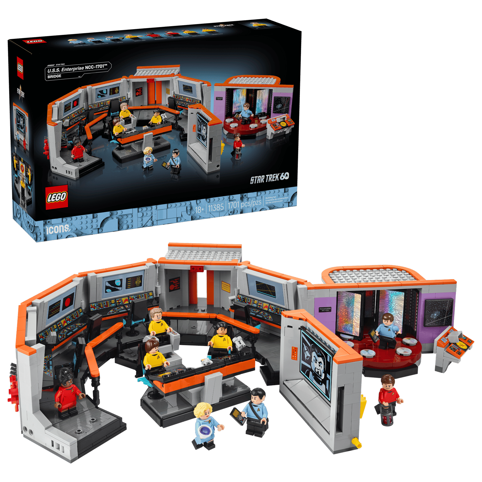 LEGO Icons Star Trek: U.S.S. Enterprise NCC-1701 Bridge set