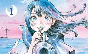 MANGA REVIEW: CRESCENT MOON MARCHING puts on a lovely performance crop of cover depicting mizuki holding trumpet and facing the viewer