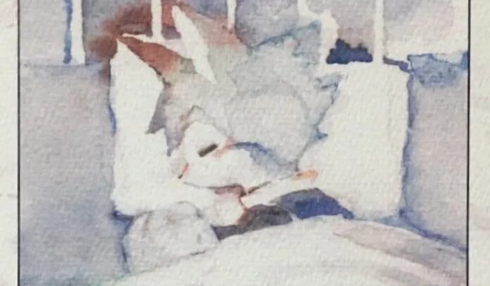 sleepy child header A furry child lies in bed.