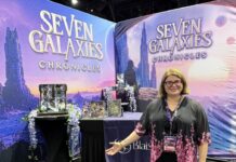 SDCC ’26: Visiting the Lilac Grove Entertainment booth, feat. The SEVEN GALAXIES CHRONICLES S.G. Blaise at the Lilac Grove Entertainment booth feat. The Seven Galaxies Chronicles