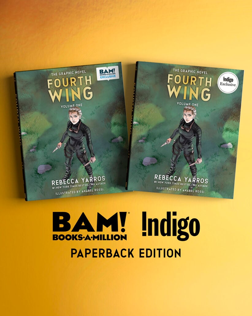 Fourth Wing, The Graphic Novel Vol. 1 BAM and Indigo cover