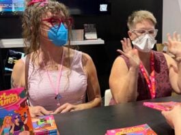 Interview: TILLY and SUSAN BRIDGES on JUST ANOTHER SUMMER, STAR TREK: VOYAGER: HOMECOMING and more Tilly and Susan Bridges at the Mad Cave booth at San Diego Comic-Con 2026