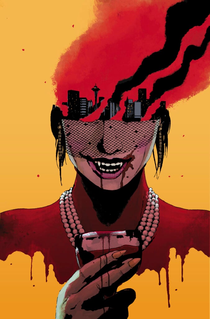 Vampire: The Masquerade: Wake in Hate #1 cover E by Andrea Sorrentino