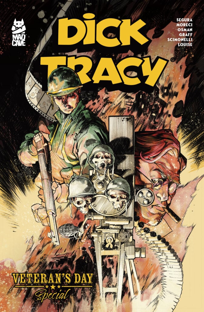 Dick Tracy Veterans Day Special cover by Francesco Scimonelli