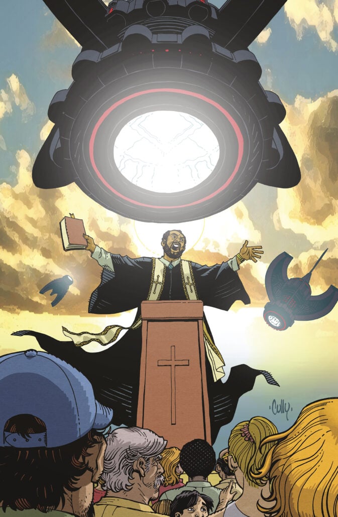 Egg Hunt #1 cover by Cully Hamner foil variant