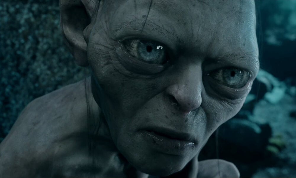 Gollum in The Lord of the Rings: The Two Towers, asking "What did you say?"