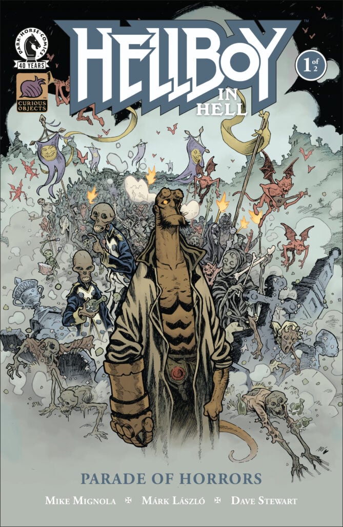 Hellboy in Hell: Parade of Horrors #1 cover A, by Mark Laszlo