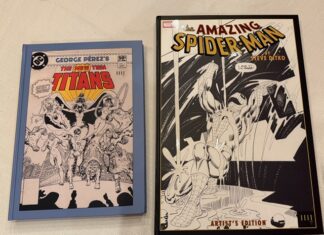 INTERVIEW: Act 4 Publishing’s Scott Dunbier on Ditko, Perez and what’s next! Perez and Ditko Artist's Edition covers