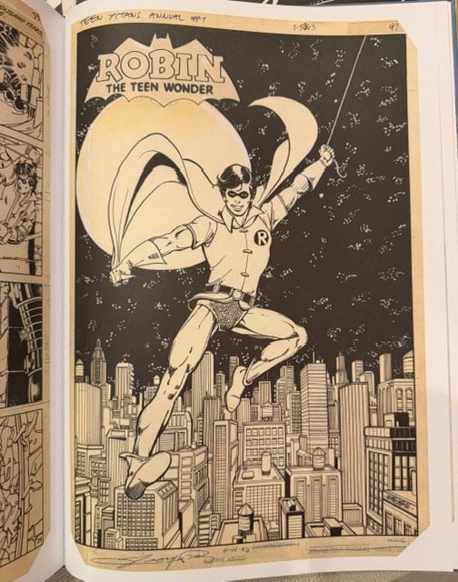 Robin by George Perez original art