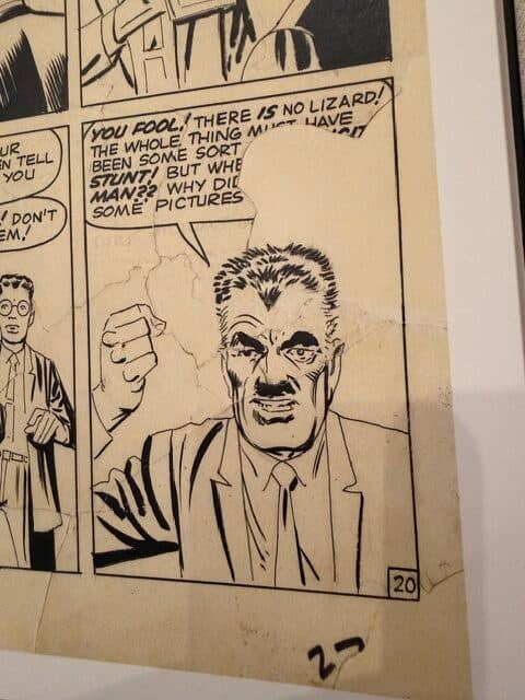 Amazing Spider-Man 6 by Steve Ditko - missing art