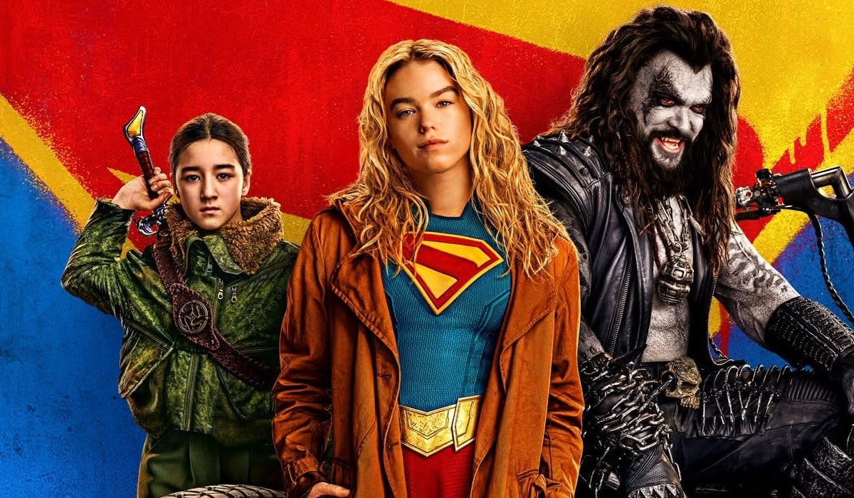 Supergirl ensemble poster featuring Lobo header Supergirl ensemble poster featuring Lobo header