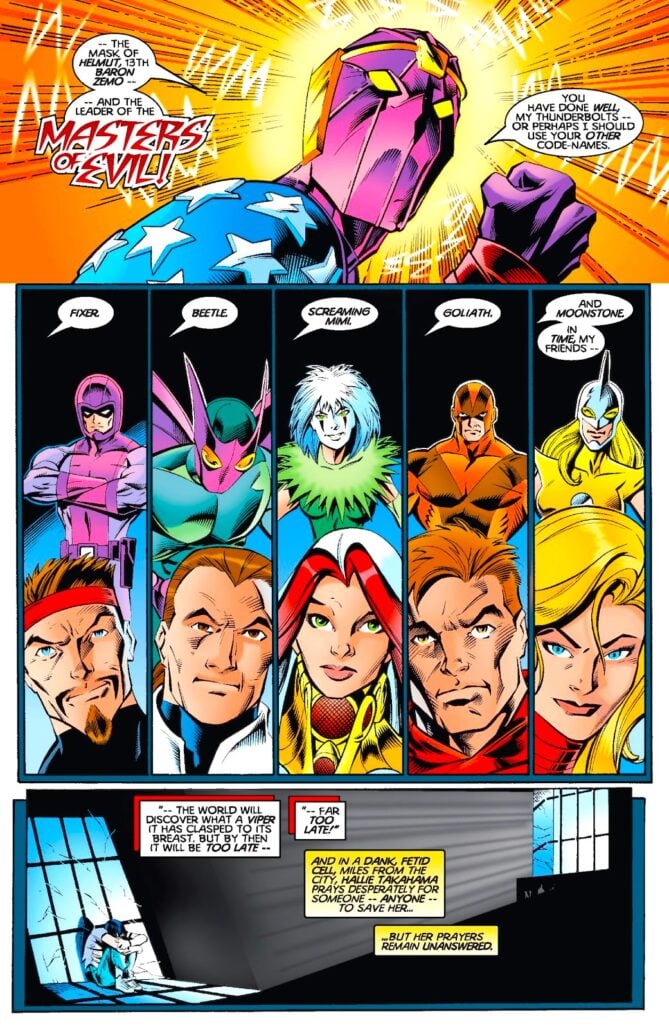 Thunderbolts #1 (1997) ending