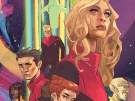 Ensign’s Log: STAR TREK (2026) #1 advance review Seven, Jack, Sydney and several other crew members of the USS Enterprise-G on the cover of Star Trek (2026) #1.