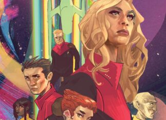 Ensign’s Log: STAR TREK (2026) #1 advance review Seven, Jack, Sydney and several other crew members of the USS Enterprise-G on the cover of Star Trek (2026) #1.