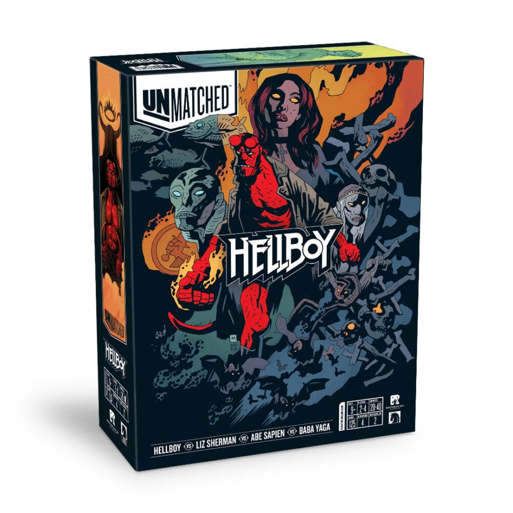 Unmatched: Hellboy cover art by Mike Mignola