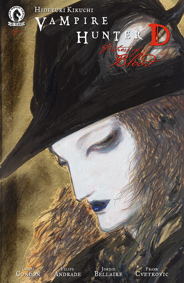 Vampire Hunter D: Fortress of Blood #1 cover by Yoshitaka Amano