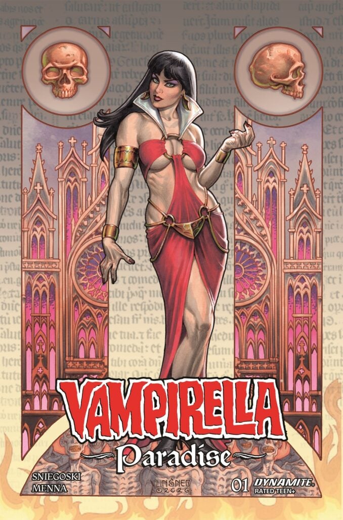 Vampirella: Paradise #1 cover by Joseph Michael Linsner
