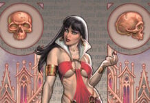 The Beat Digest 08/18/26: VAMPIRELLA goes to PARADISE Vampirella Paradise #1 cover by Joseph Michael Linsner featured