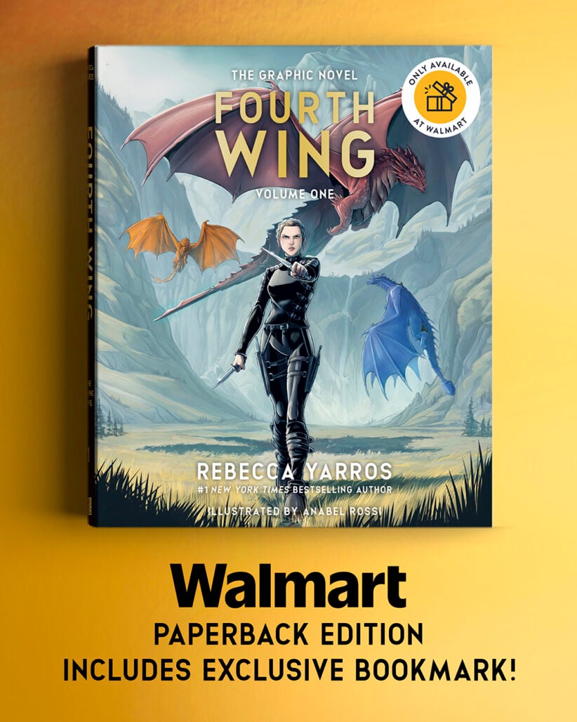 Fourth Wing, The Graphic Novel Vol. 1 Walmart cover