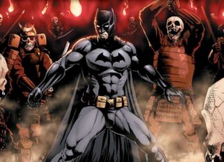 Beat’s Bizarre Adventure: BATMAN dons a DEATH MASK The cover of Batman: Death Mask. Batman fends off an army of skeletons wearing samurai armor.