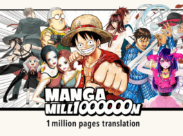 MANGA MILLION launches with nearly 400 titles… and uncredited translators promo image for manga million depicting characters from one piece, kingdom, spy x family, nana, oshi no ko, boruto, and other manga