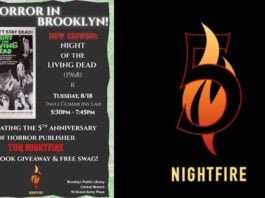 Horror Beat: Tor NIGHTFIRE celebrated its 5th anniversary by handing out free horror books at the Brooklyn Central Library nightfire