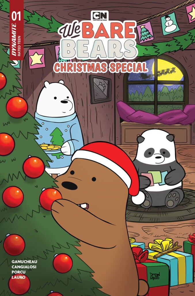 We Bare Bears Christmas Special cover B by Drew Moss